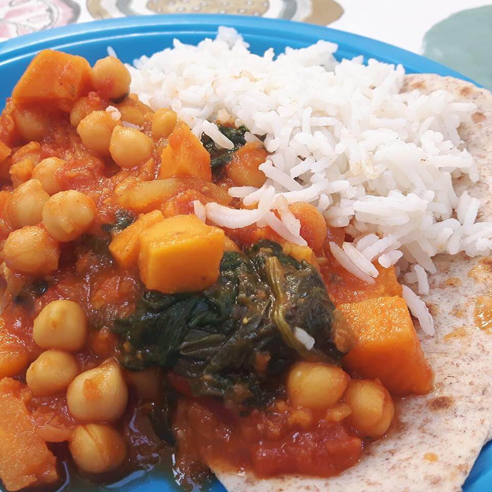 Indian chickpea curry