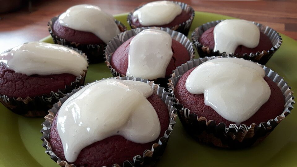 Beetroot cupcakes