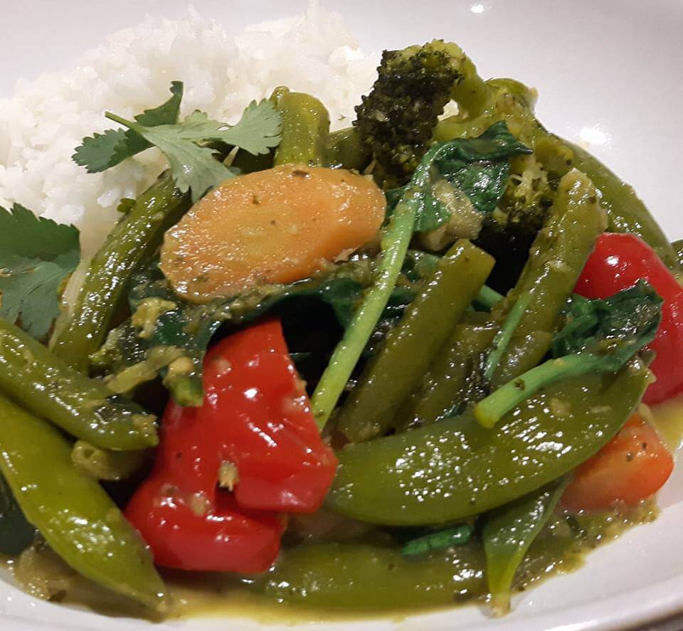 Thai green curry