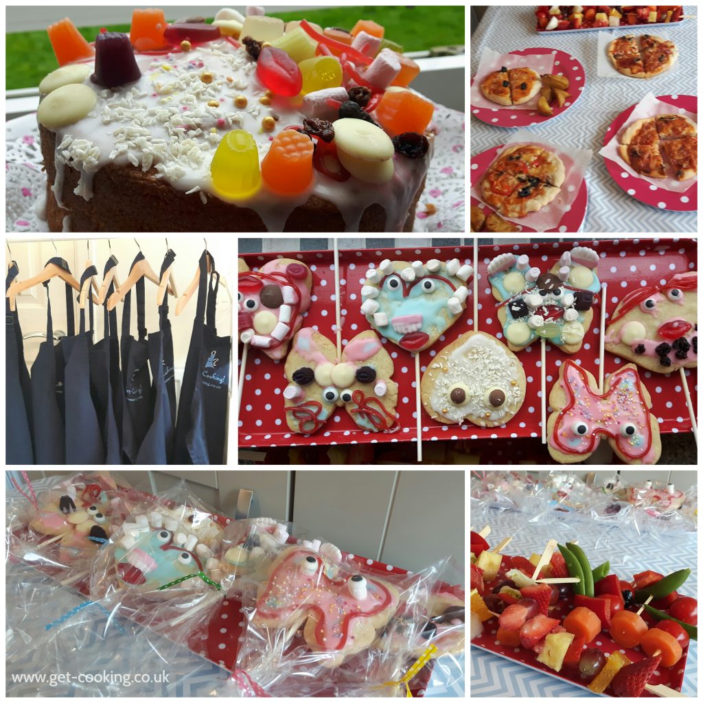 children cooking prty