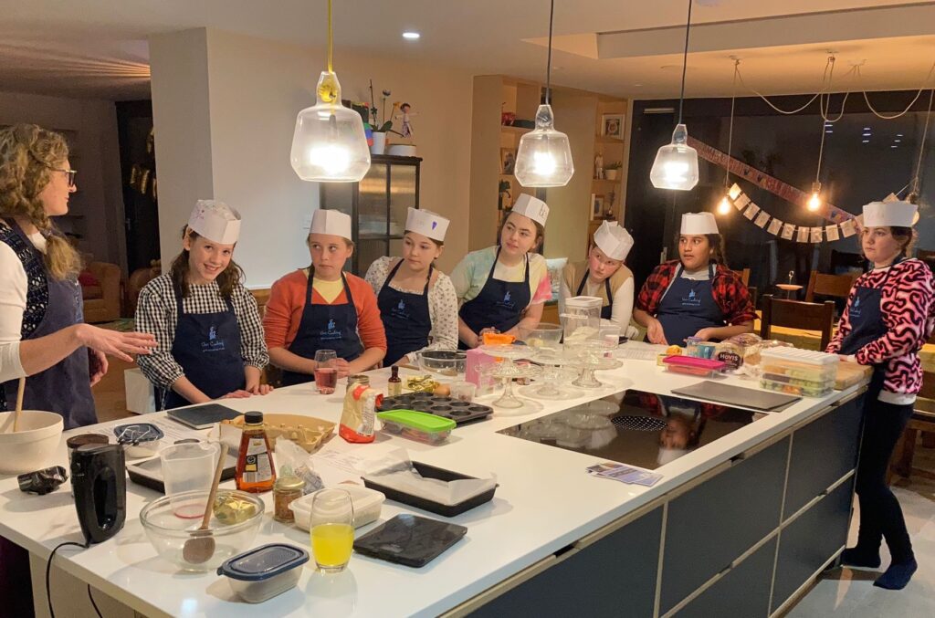 children cooking party in leamington spa